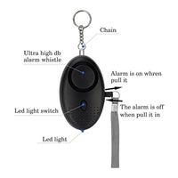 Thumbnail for 130dB Self Defence Keychain Safe Sound Anti-Attack Alarm