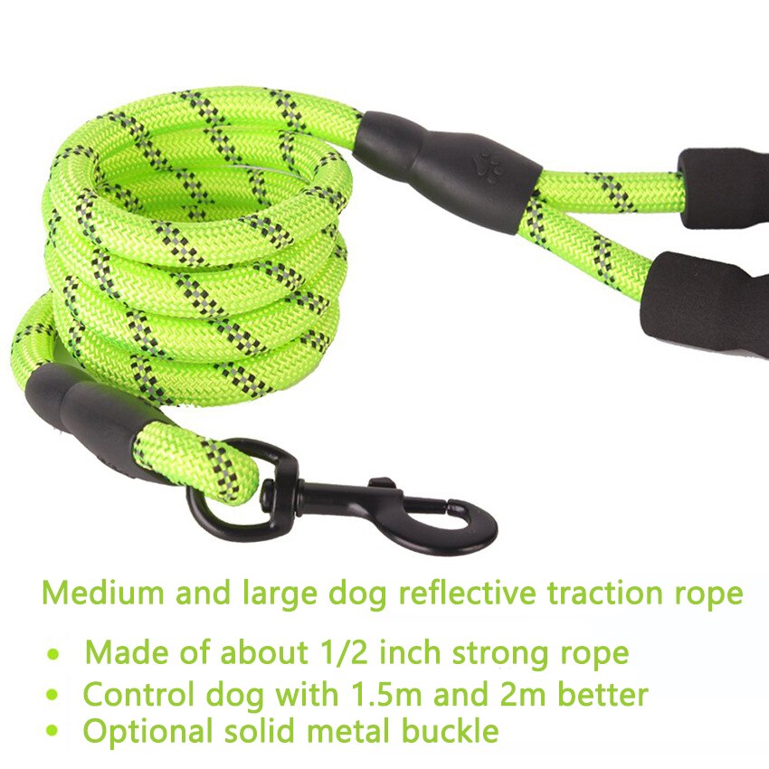 Reflective Leash Large to Medium Sized Dog