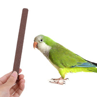 Thumbnail for 1pcs Pet Bird Cage Perches Stand Platform Chew Toy Parrot Perches Paw Grinding Clean Toys For Parakeet Pet Products Color Random