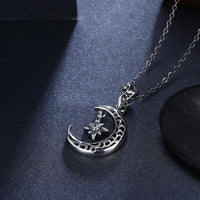 Thumbnail for Cresent Moon Sterling Silver Necklace