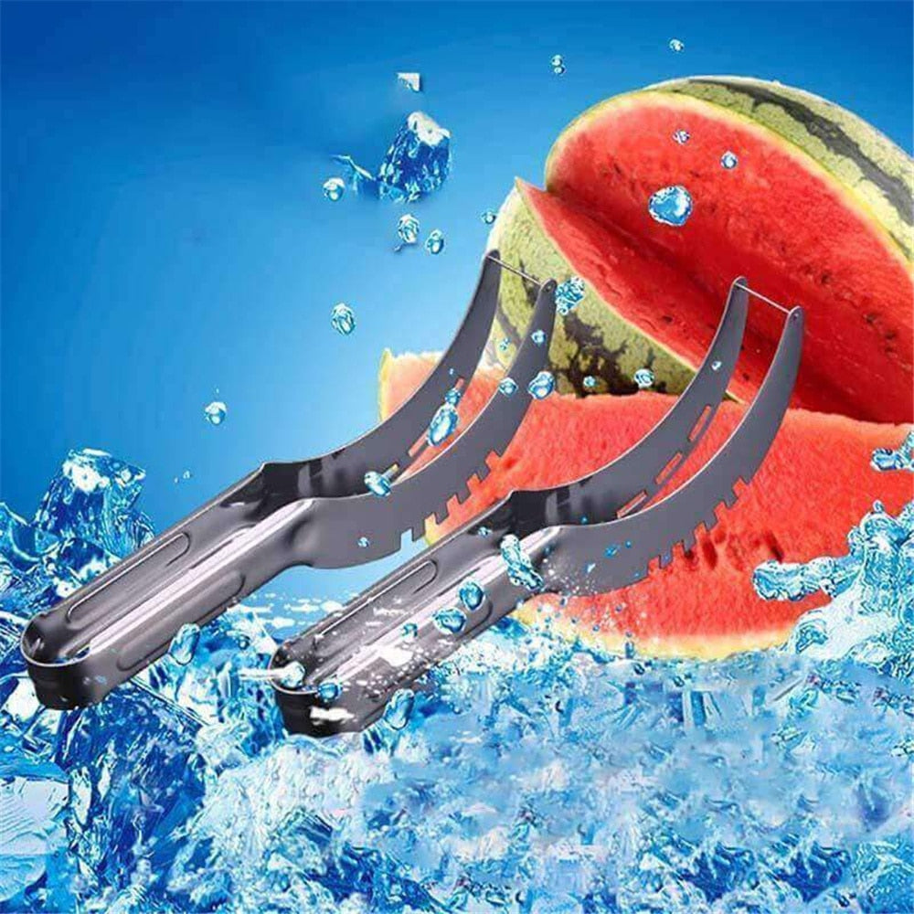 Stainless Steel Watermelon Slicer Cutter Windmill Knife Corer Fruit Vegetable Tools New Kitchen Gadgets Summer Hot Sale