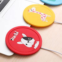 Thumbnail for Electric Heating Coaster Mug Heater Desktop Cup Warmer For Coffee Milk Tea USB Power Cartoon Thermostatic Mat Kitchen Supplies