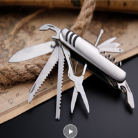 Thumbnail for Portable 10-in-1 Multi-function Folding Survival Knife