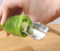 Thumbnail for Stainless Steel Cut Pepper Core Remover Seed remover Core cutter tool