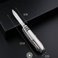 Thumbnail for Portable 10-in-1 Multi-function Folding Survival Knife