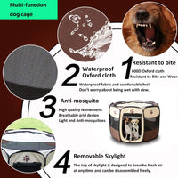 Thumbnail for Portable Foldable Pet Playpen