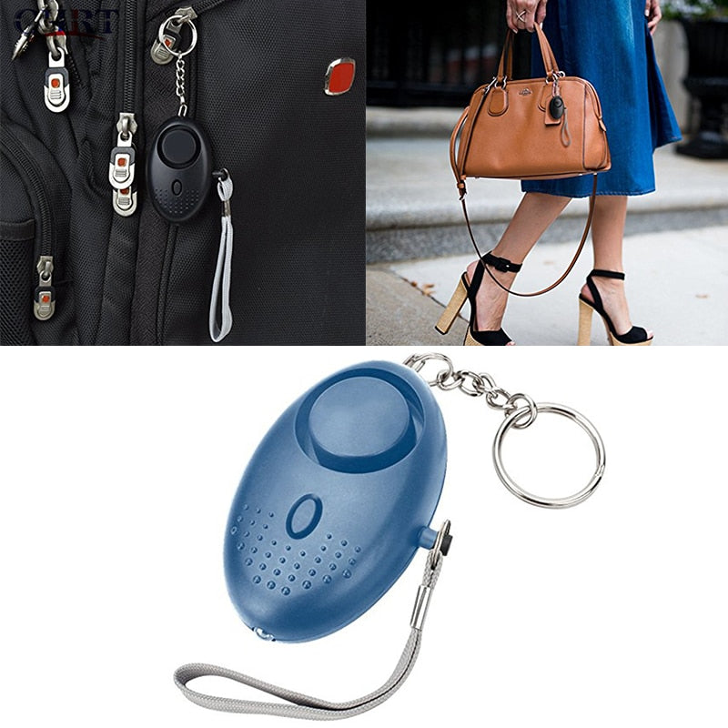 130dB Self Defence Keychain Safe Sound Anti-Attack Alarm