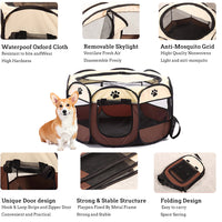 Thumbnail for Portable Foldable Pet Playpen