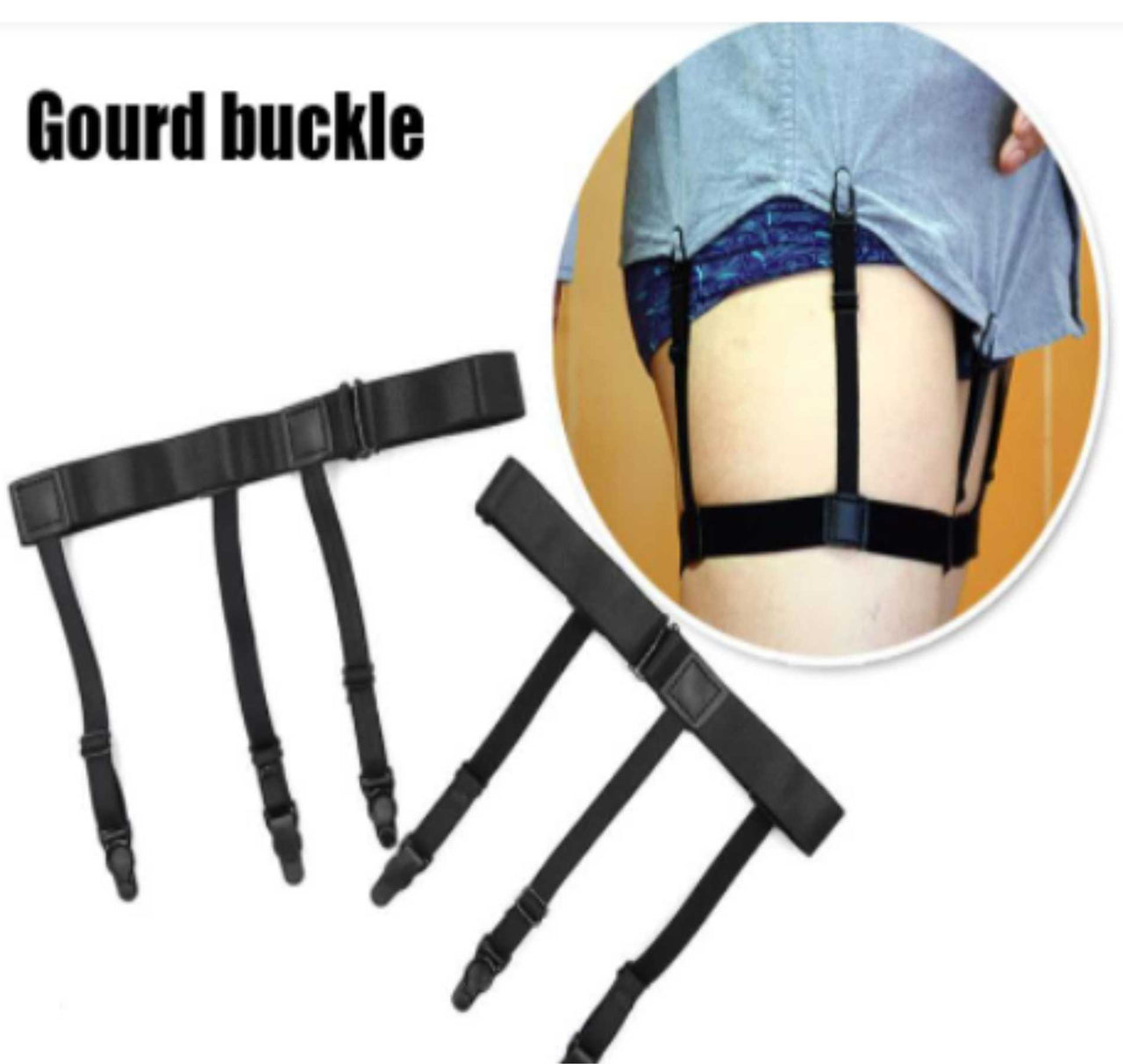 Men and Women Available Shirt Clips Non-slip anti-wrinkle Invisible Clip Invisible Thigh ring garter