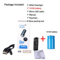 Thumbnail for Trustfire Mini2 Rechargeable Mini Led Flashlight Keychain Usb Powered 250 Lumens Flash Light IPX8 EDC Torch Lamp Flashlights