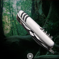 Thumbnail for Portable 10-in-1 Multi-function Folding Survival Knife